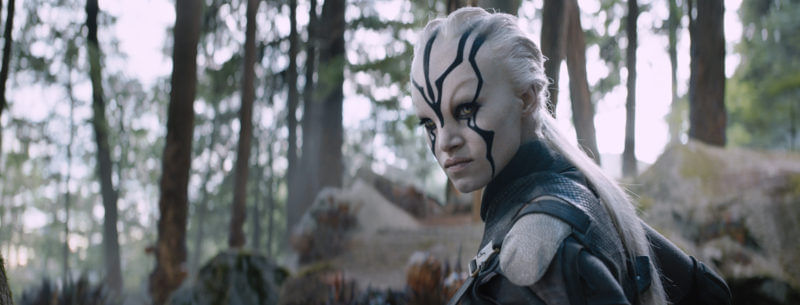 Sofia Boutella plays Jayla in Star Trek Beyond from Paramount Pictures, Skydance, Bad Robot, Sneaky Shark and Perfect Storm Entertainment