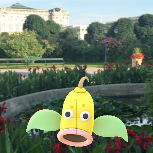 Pokemon Go im Wiener Burggarten