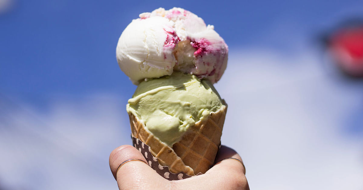 Eis in Wien