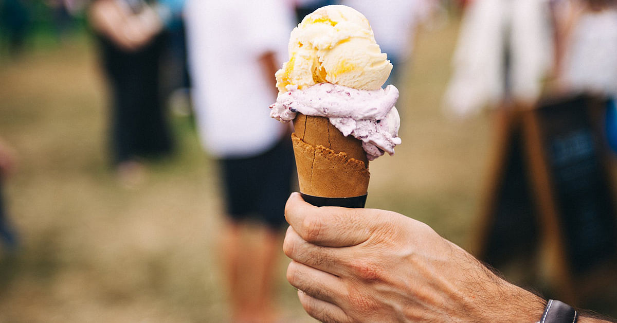 Eis in Wien