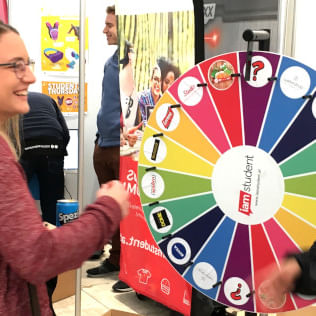Der iamstudent-Stand auf der UNILEBEN 2018