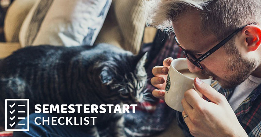 Semesterstart-Checkliste by iamstudent: Wichtiges rund ums Thema Wohnen.