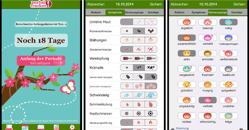 Menstruationsapps