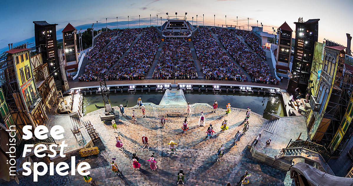 Seefestspiele Mörbisch: Musicals und Operetten in atemberaubender Kulisse.