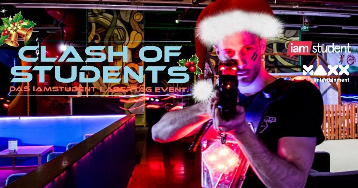 Clash of the Students 17 – XMAS Special: Jetzt für das Lasertag Highlight anmelden!