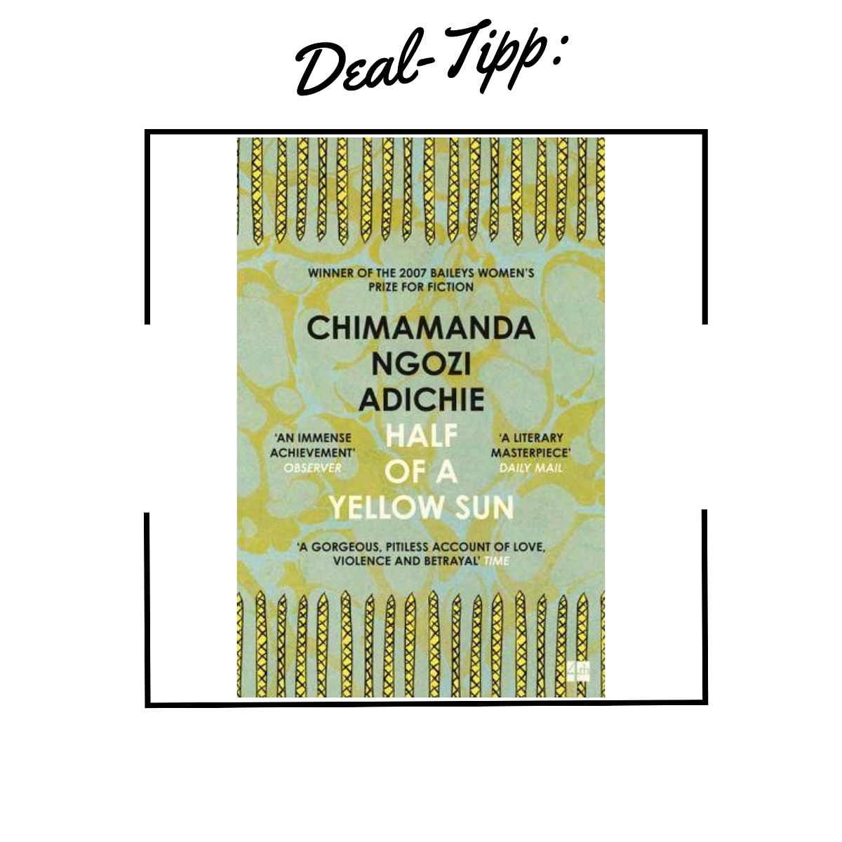 Half of A Yellow Sun von Chimamanda Ngozi Adichie für nur 5,59€!