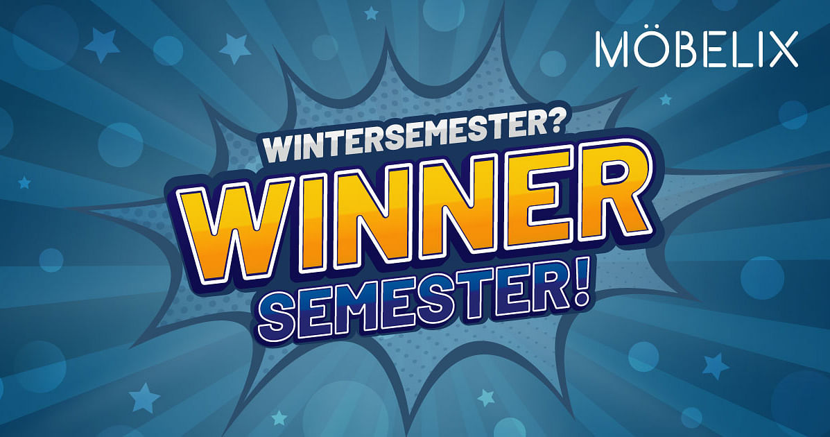 Möbelix Semesterstart-Gewinnspiel Winnersemester 2020: Preise im Gesamtwert von 6.000€ gewinnen!