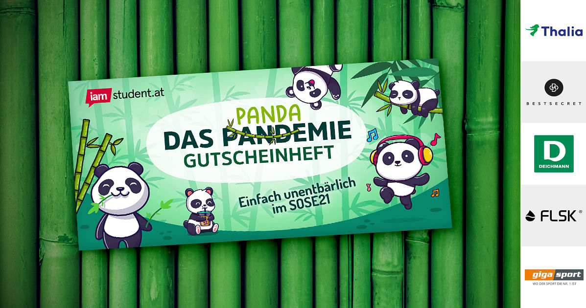 PANDAMIE Gutscheinheft: Einfach unentBÄRlich im SoSe 2021!