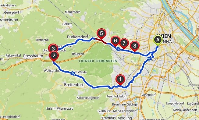 Route Wiener Aquiadukt – Wienflussweg