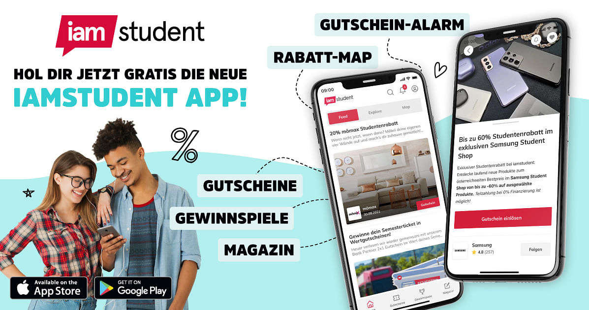 iamstudent als App und Web-App: Alle Vorteile von iamstudent auf deinem Smartphone!