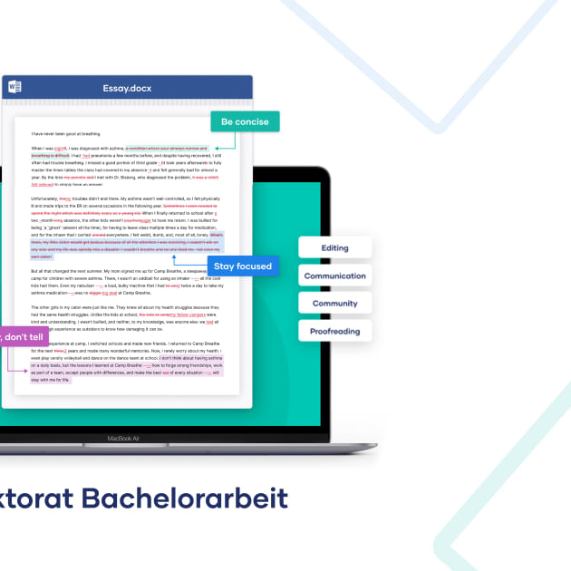 Scribbr Lektoratsprüfung