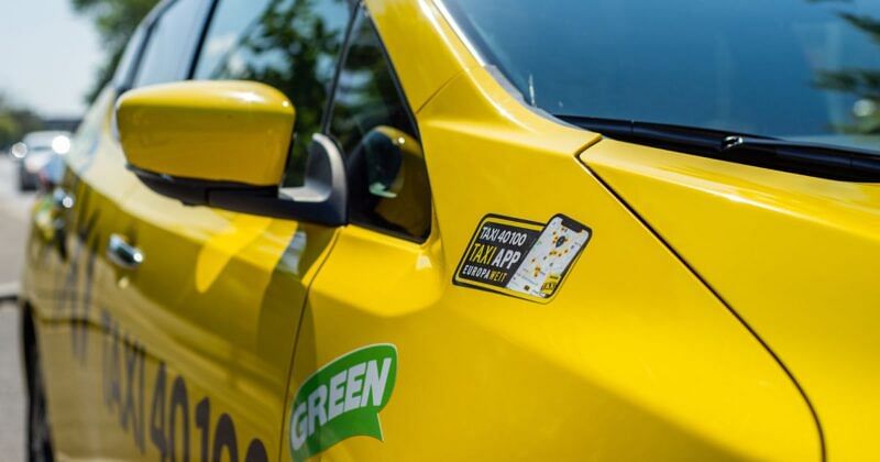Fahren mit dem Green Taxi von Taxi 40100