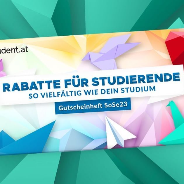 Das Gutscheinheft zum Sommersemster 2023!