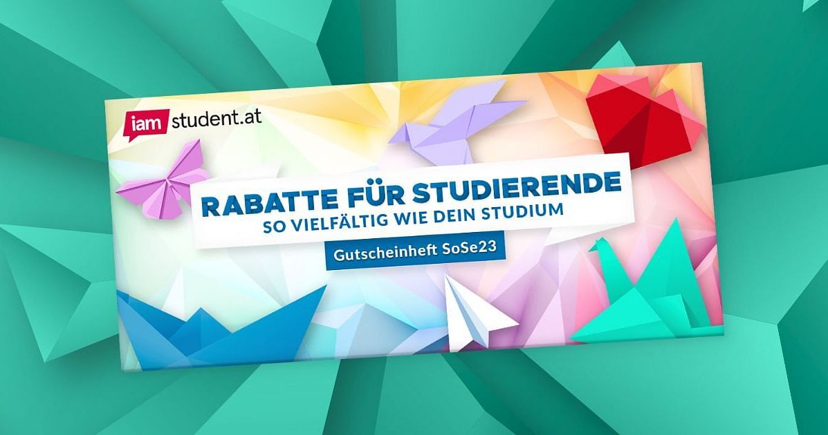 Das Gutscheinheft zum Sommersemester 23: Rabatte, so vielfältig wie dein Studium!