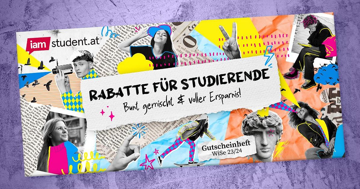 Das Gutscheinheft zum Wintersemester 23/24: So bunt wie dein Studi-Leben!