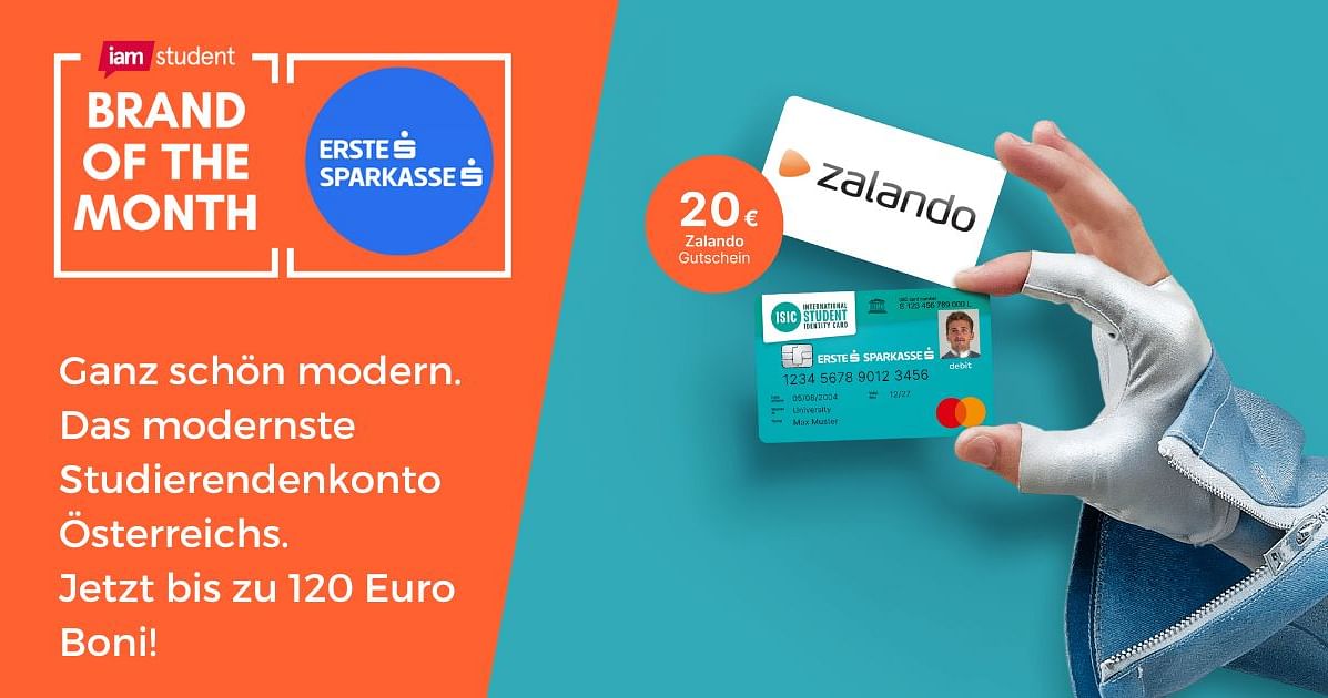 Erste Bank und Sparkasse: 120€ Boni & 700€ Gewinn bei unserer Brand of the Month!