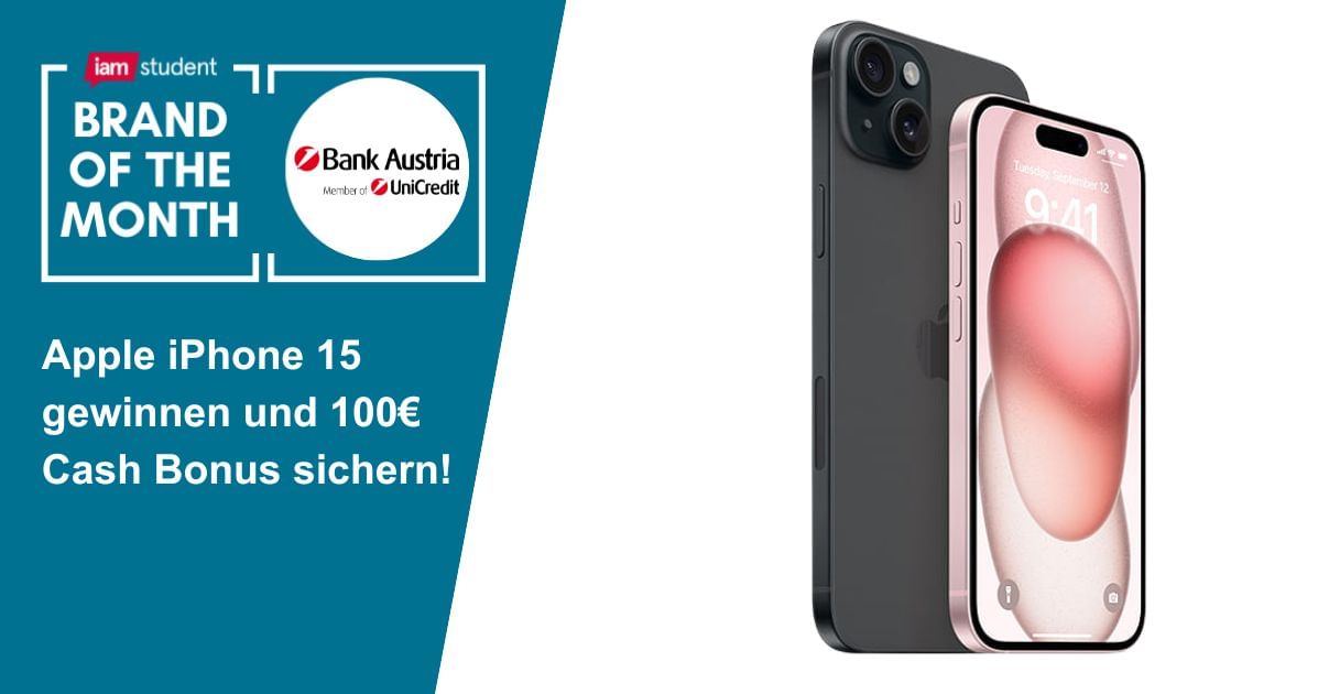 Die Bank Austria ist Brand of the Month im Oktober 2025!