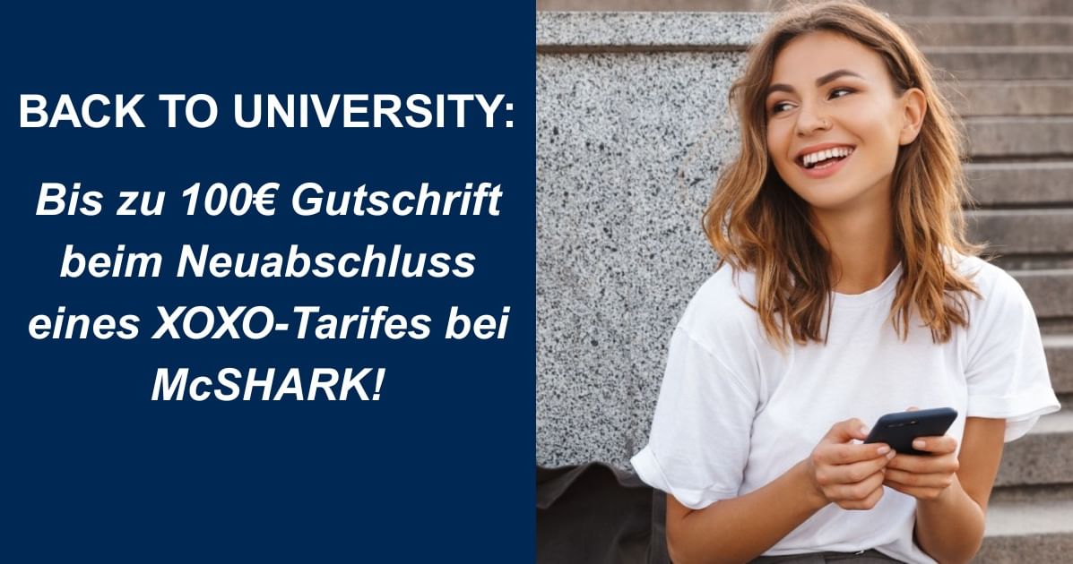 Das McSHARK Knaller-Angebot für XOXO-Tarife!